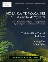 Hoea Ra Te Waka Nei SAB choral sheet music cover Thumbnail